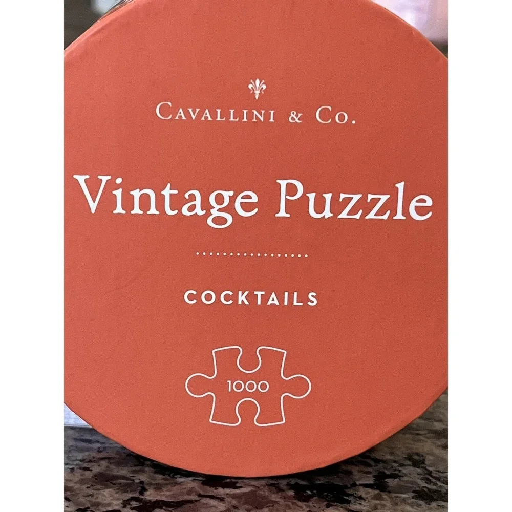 Cavallini & Co. Cocktail Time Cocktails Vintage Puzzle 1000 Pieces